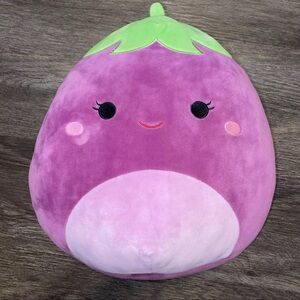 Squishmallows Official Kellytoy 14" Glena The Eggplant S14-#971